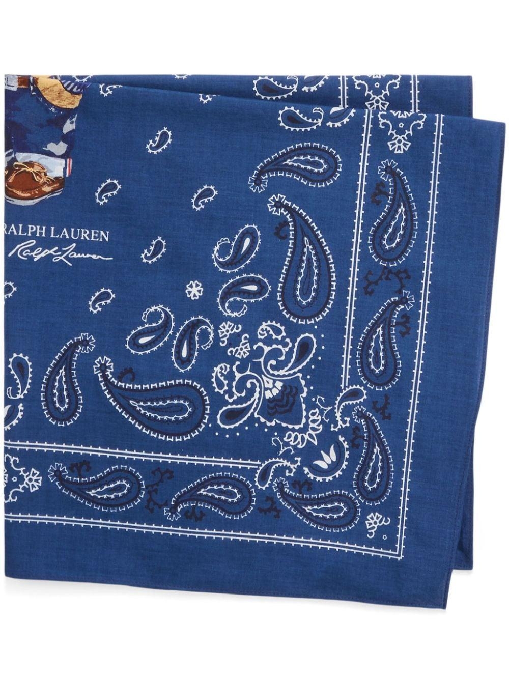 garden bloom print cotton bandana
