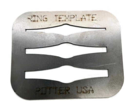 Potter USA Fine Tools Ring Template