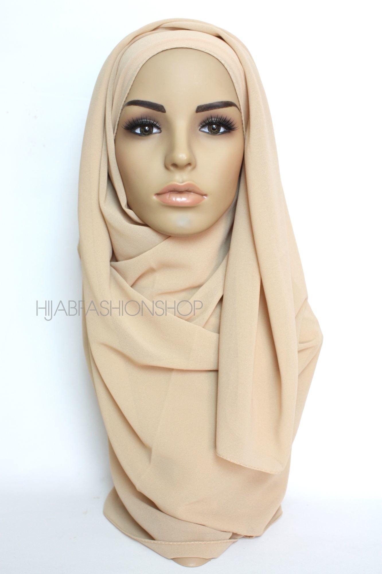 Premium Chiffon Hijab Vanilla HIJAB FASHION SHOP