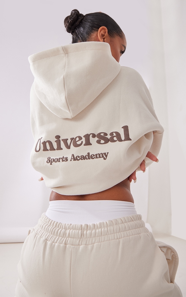 Premium Sand Sports Academy Puff Oversized Hoodie Sweat