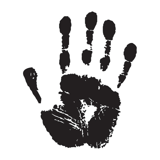 Premium Vector Hand Print Vector