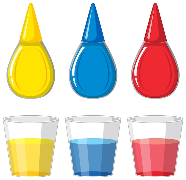 Premium Vector Set Of Food Colouring