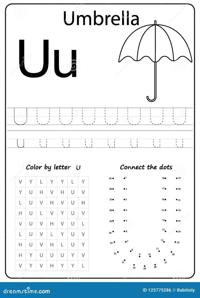 Preschool Letter U Worksheets LettersWorksheets