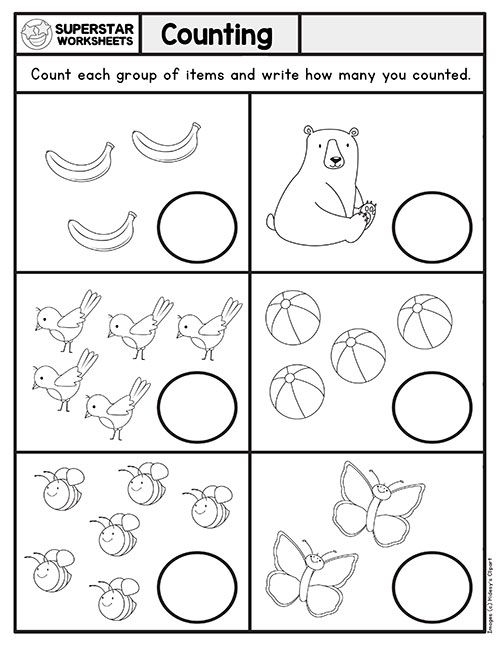 Preschool Number Worksheets Superstar Worksheets Worksheets Library