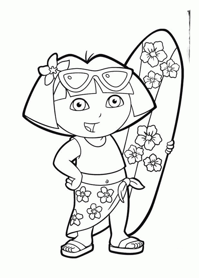Preschool Summer Coloring Worksheets Coloring Pages
