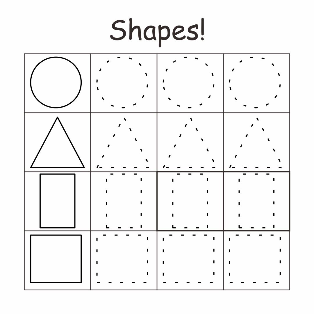 worksheets for 3 year olds