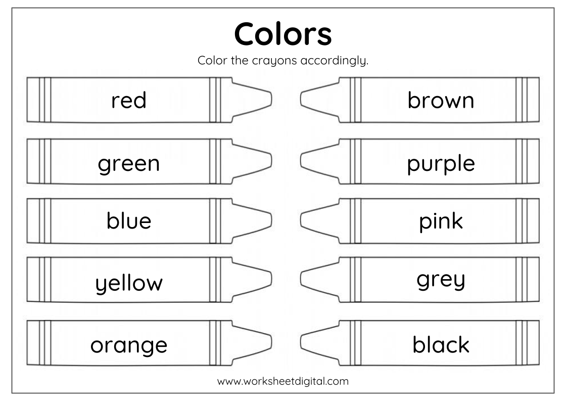Primary Colors Worksheets Tribobot X Mom Nessly Worksheets Library