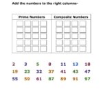Prime And Composite Numbers Worksheet Prime Numbers Worksheet Prime