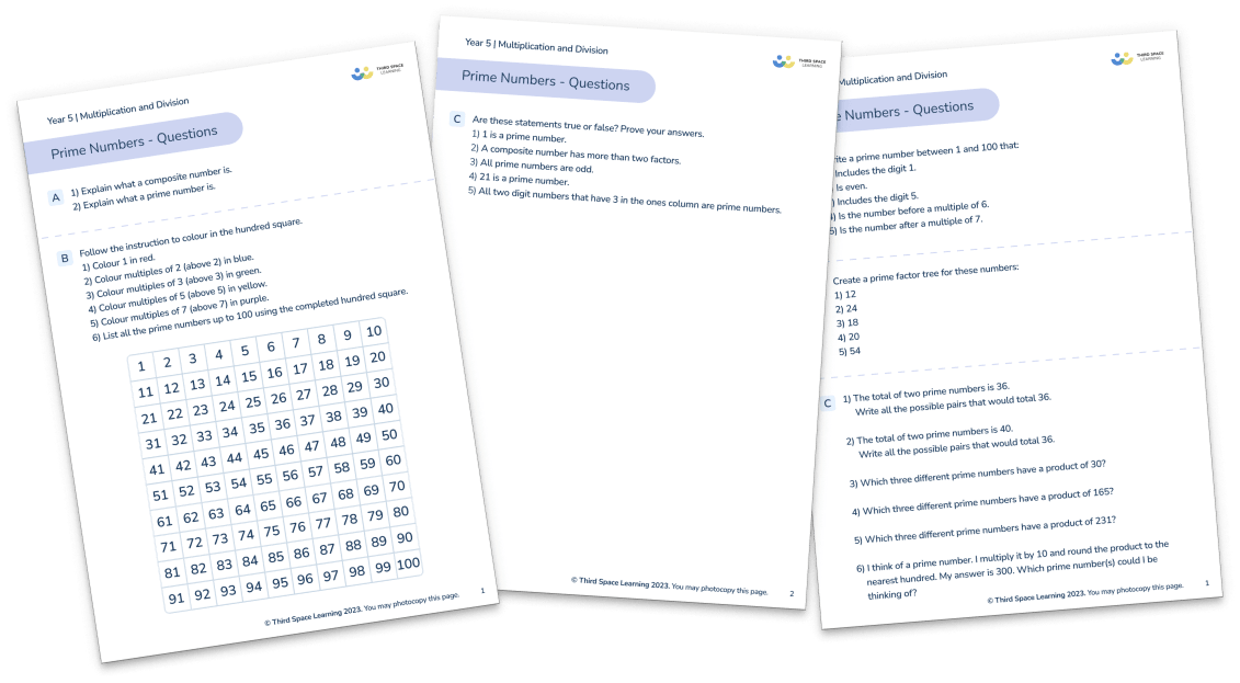 Prime And Composite Numbers Worksheets Worksheets Library
