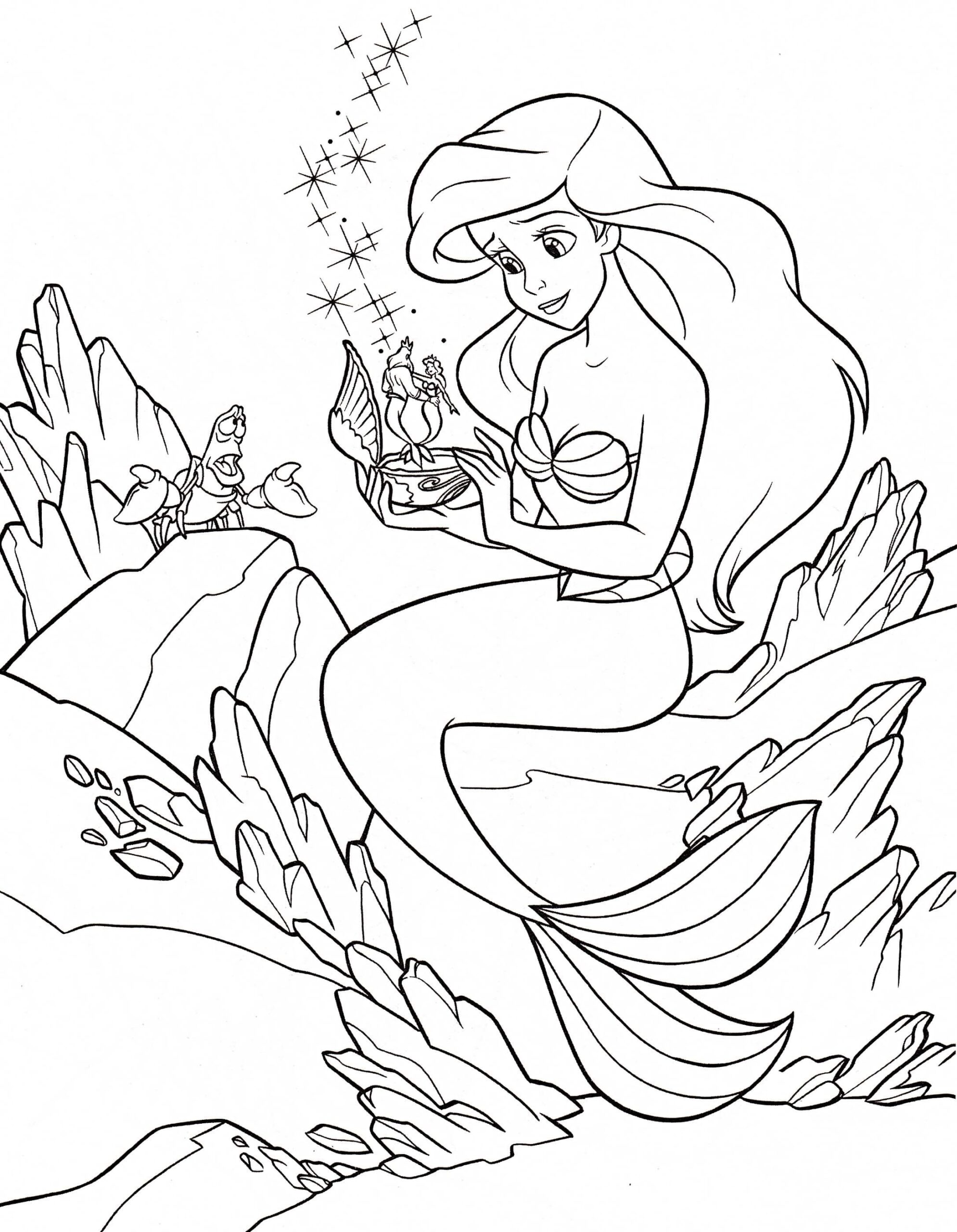 Ariel Coloring Pages