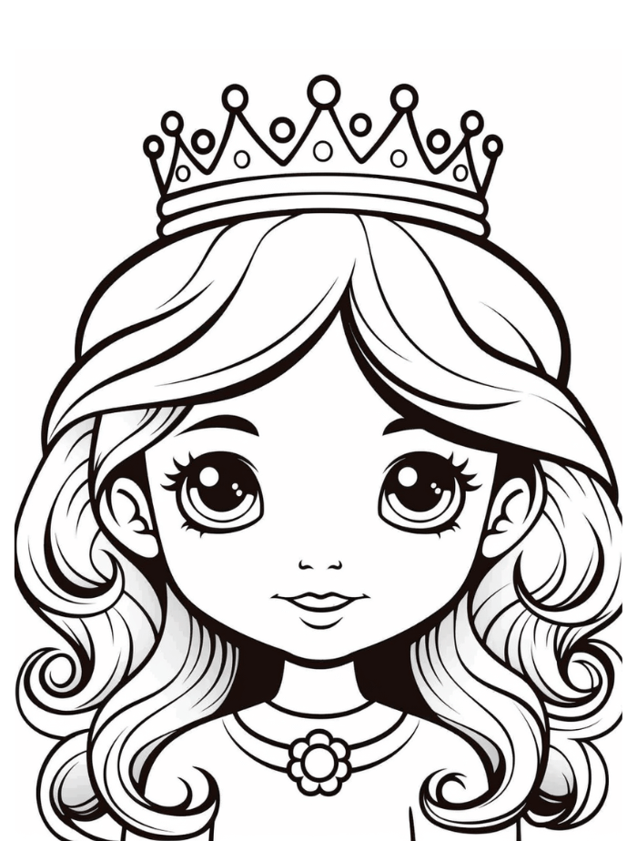 Free Princess Coloring Pages