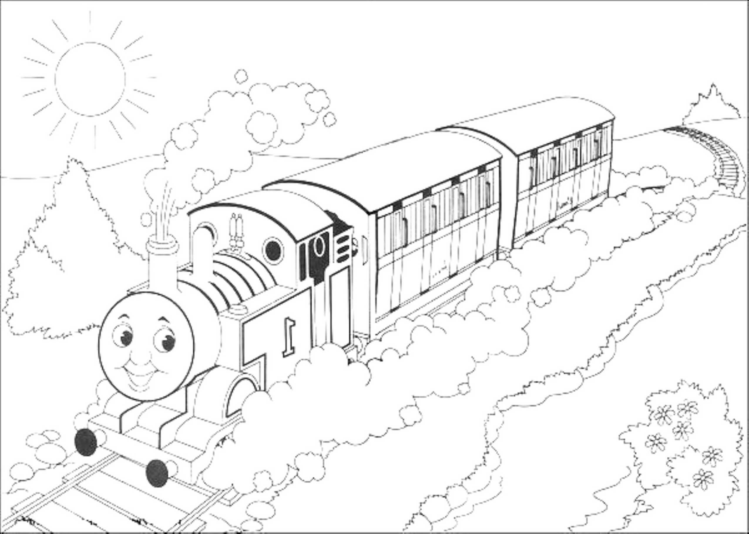 Thomas The Train Coloring Pages