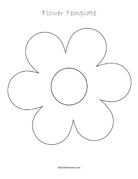 Print Flower Template Free Printable