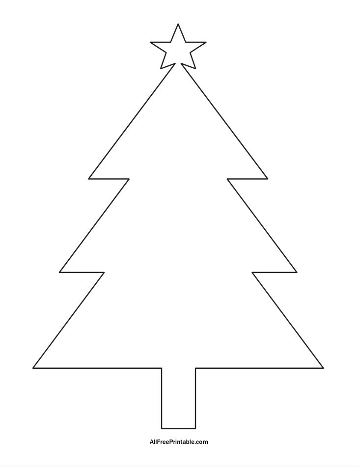 tree template large