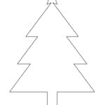 Print Large Christmas Tree Template 4 Free Printable