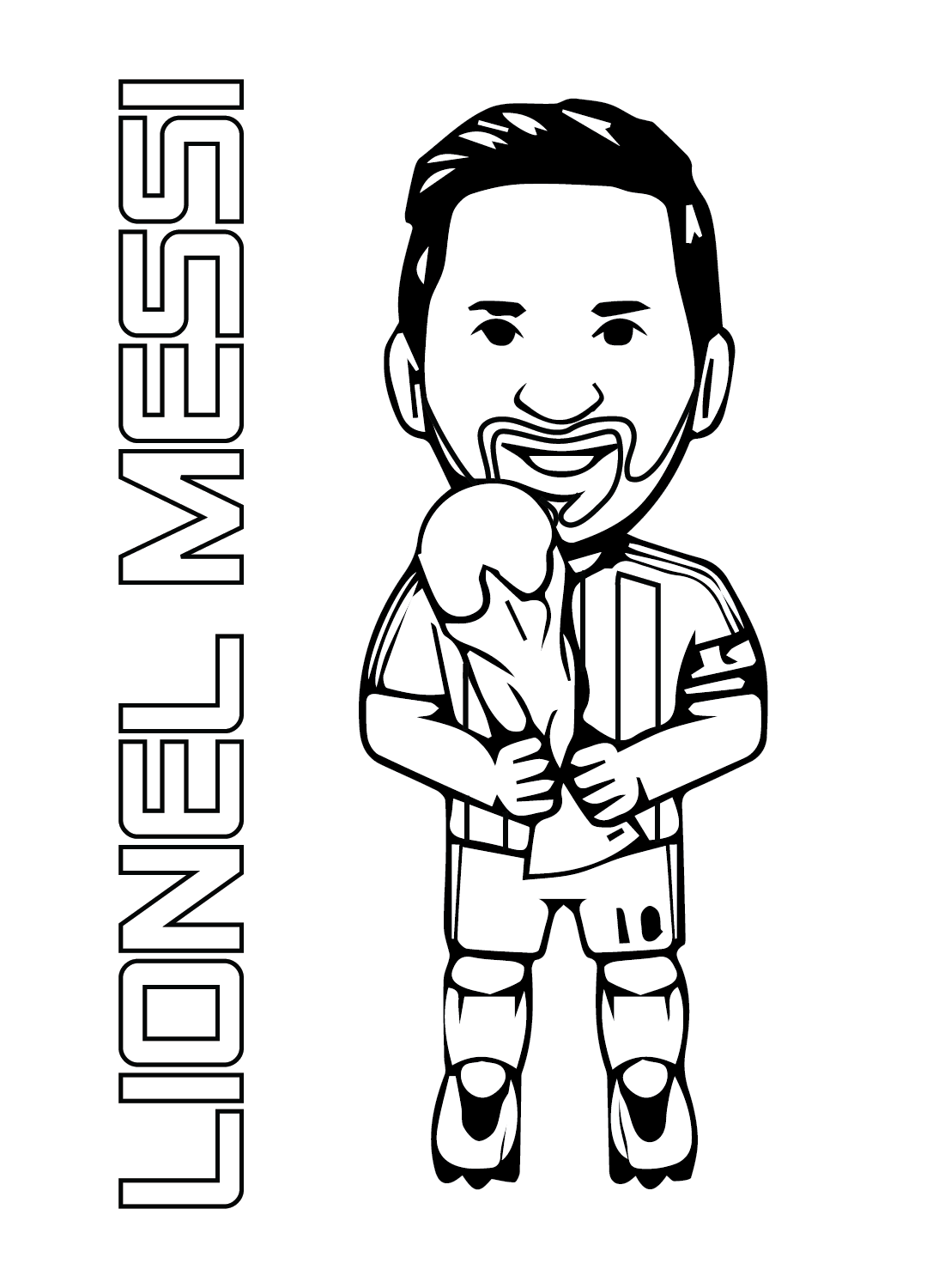 Print Messi Coloring Page Free Printable Coloring Pages