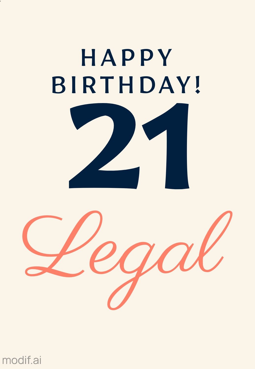 free printable 21st birthday cards for him