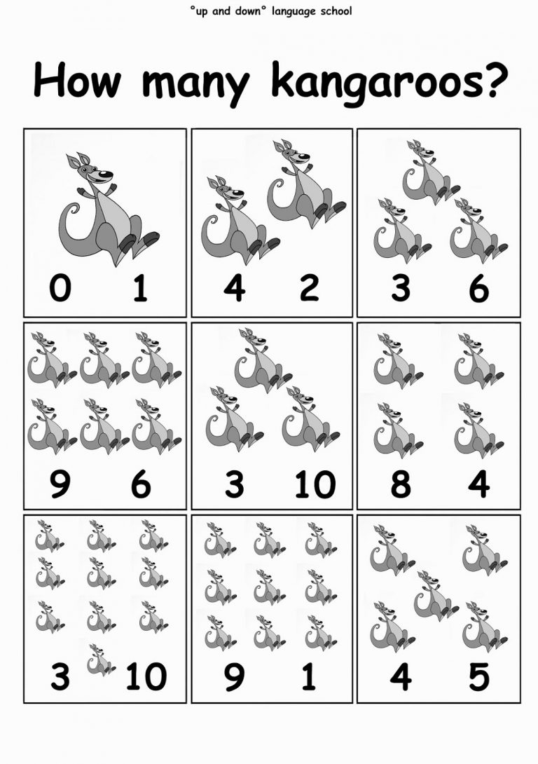 printable worksheet for 4 years old