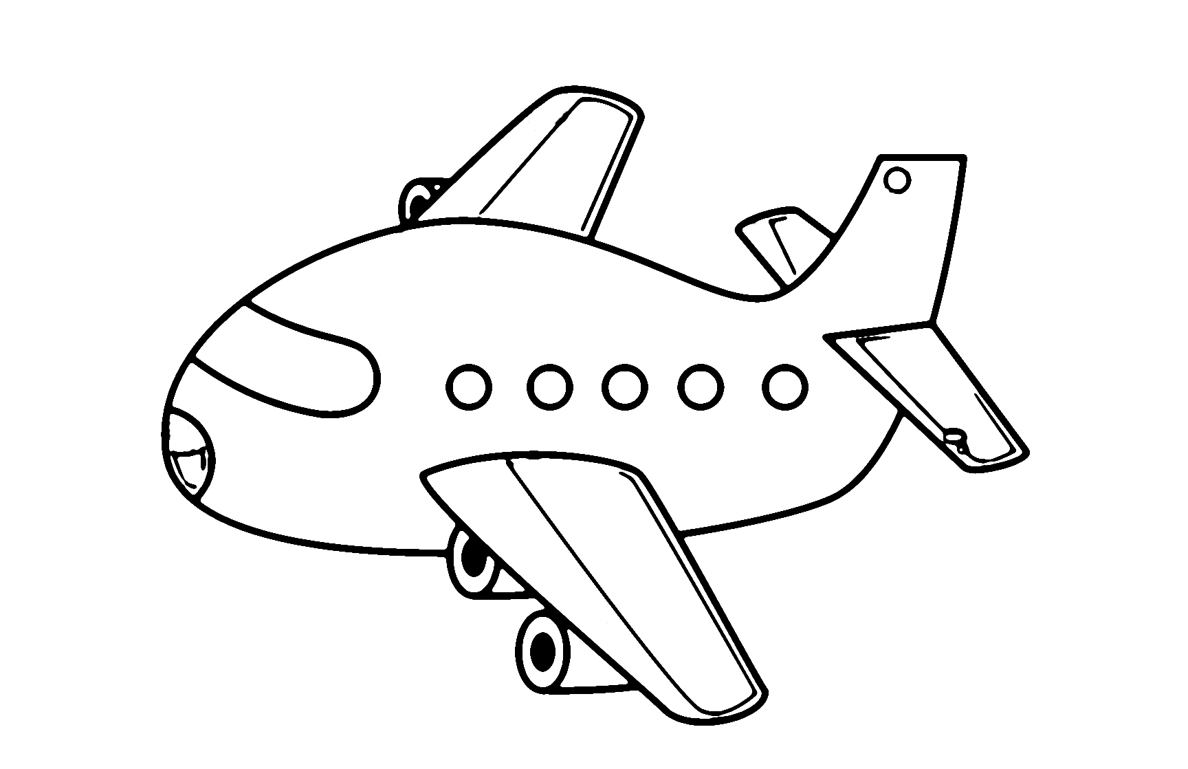 printable coloring pages airplane