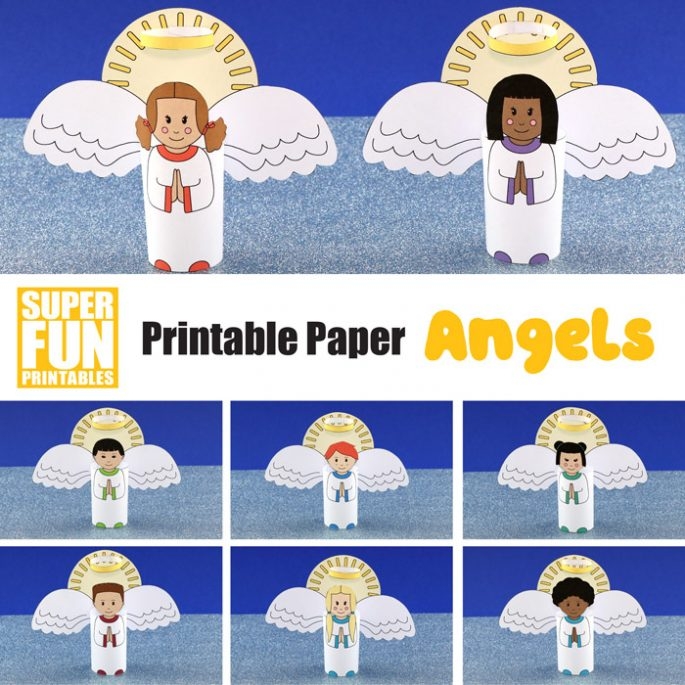 Printable Angel Craft The Craft Train