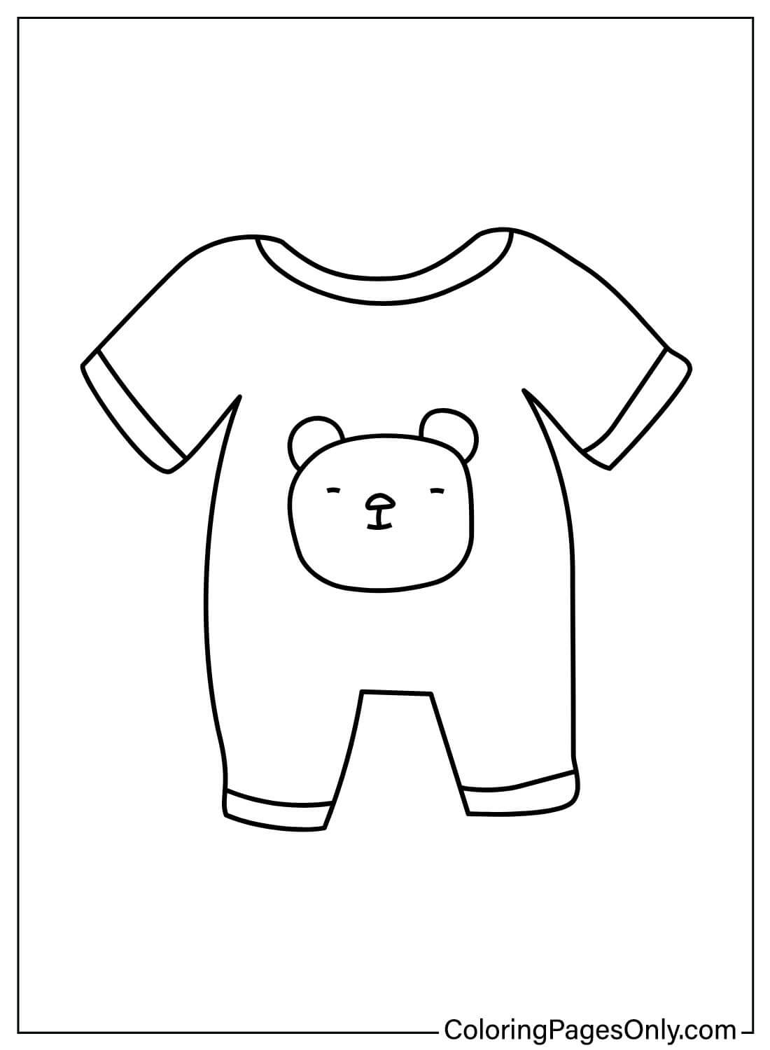 Printable Baby Clothes Coloring Pages Free Printable Coloring Pages