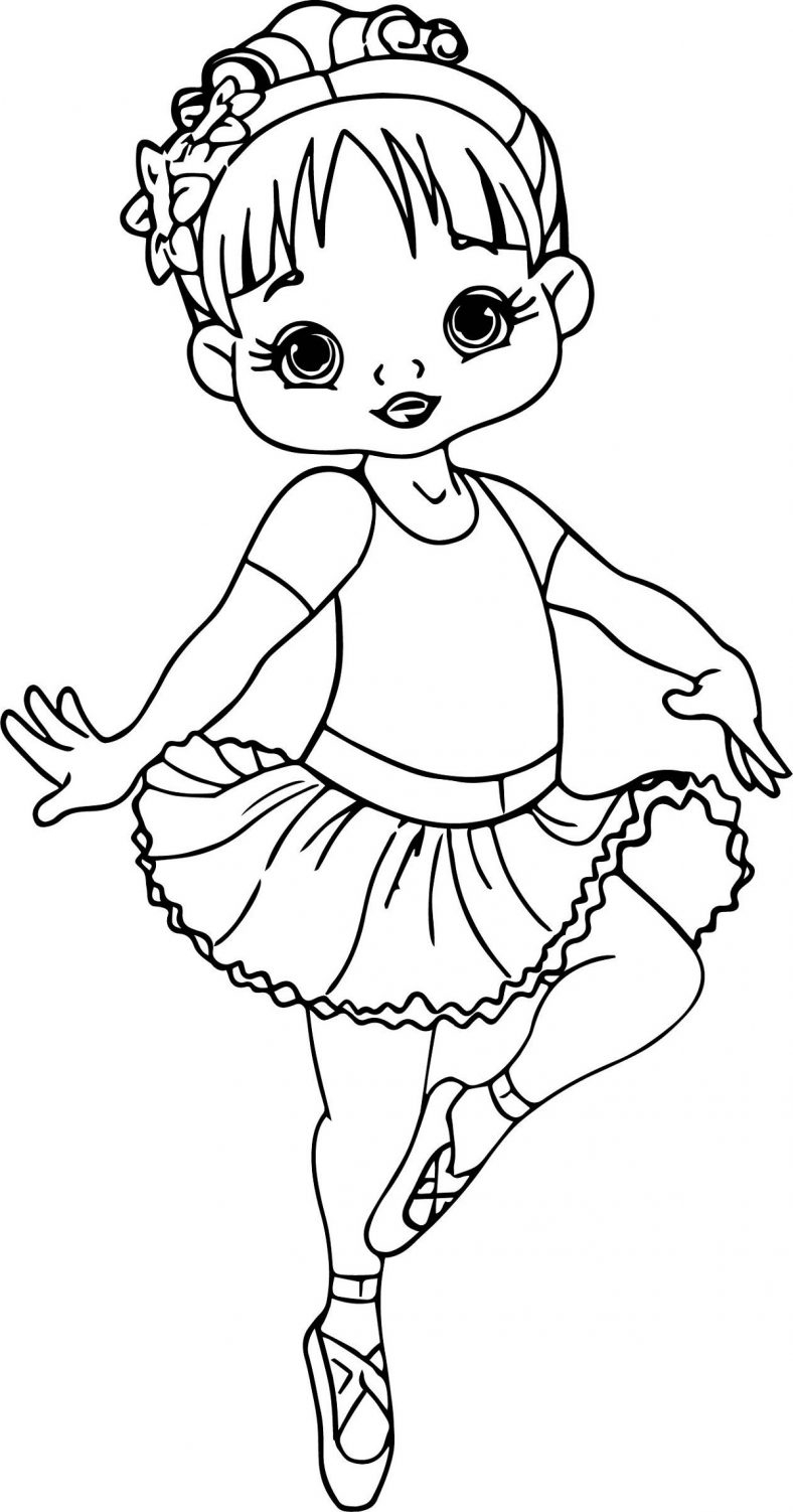 Printable Ballerina Coloring Pages Free Printable Templates
