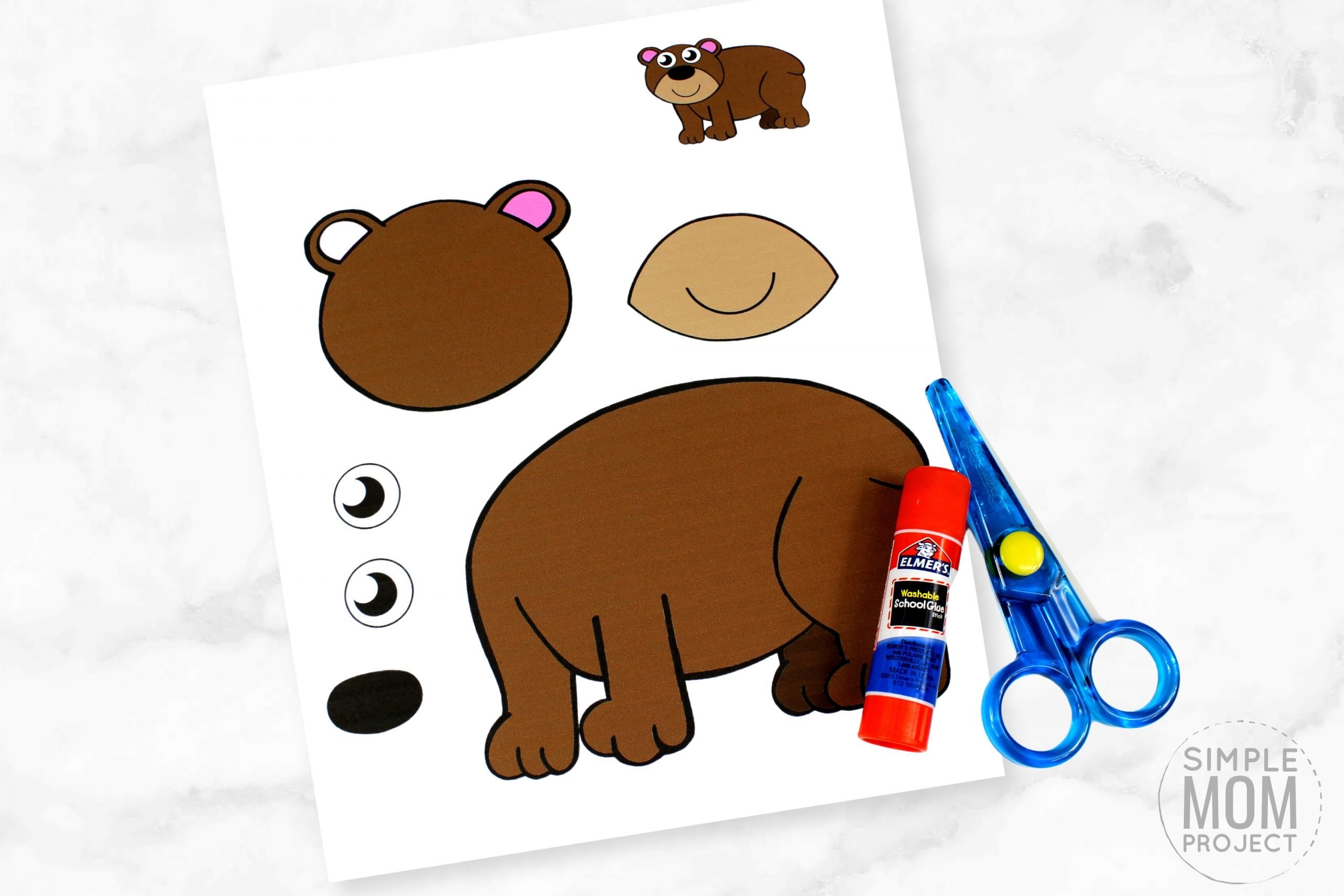 Printable Bear Craft Printable Word Searches