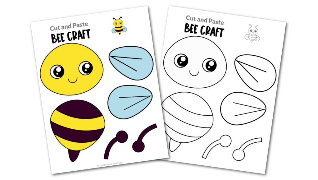 Printable Bee Craft Template