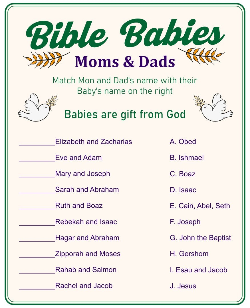 Printable Bible Games Printable New Year Banners