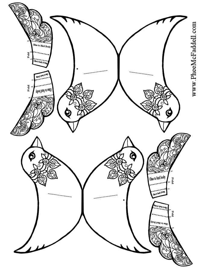 Printable Bird Craft Printable Word Searches