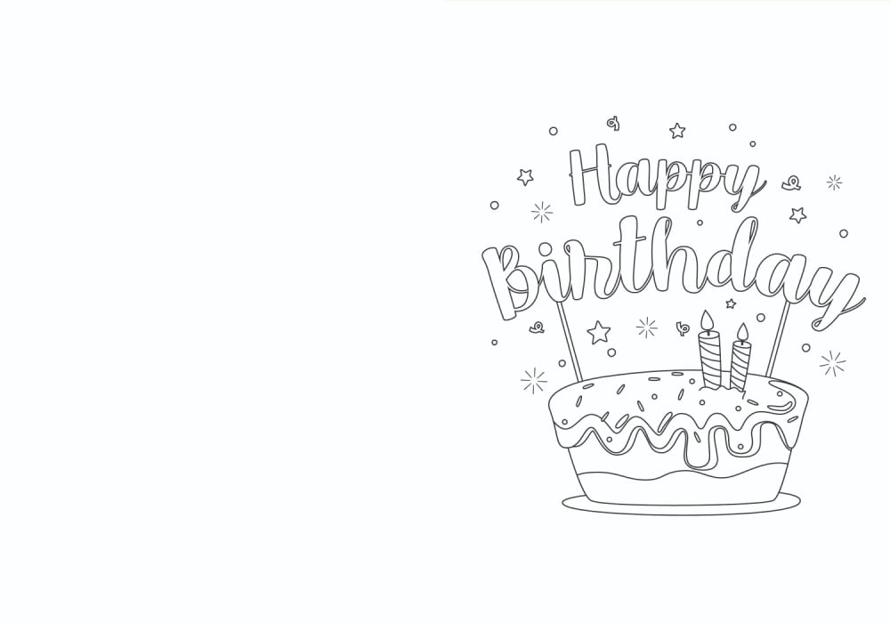 free printable birthday card for son