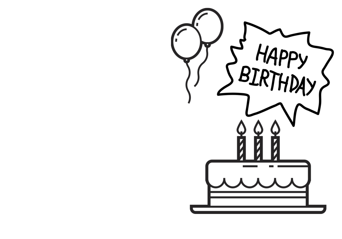 Printable Birthday Card For Kids To Color