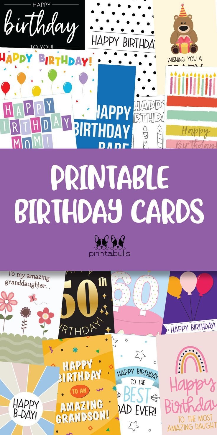 Printable Birthday Cards Grandson Birthday Cards 100th Birthday Card 