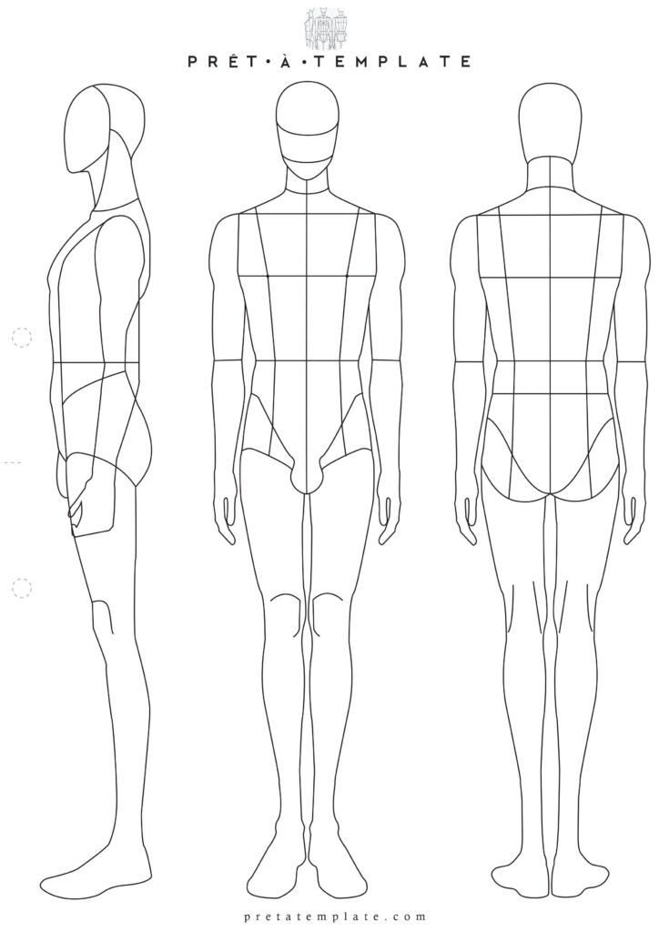 Printable Blank Fashion Design Templates Fillable Form 2025