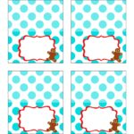 Printable Buffalo Plaid Food Label Tent Cards Christmas Holiday
