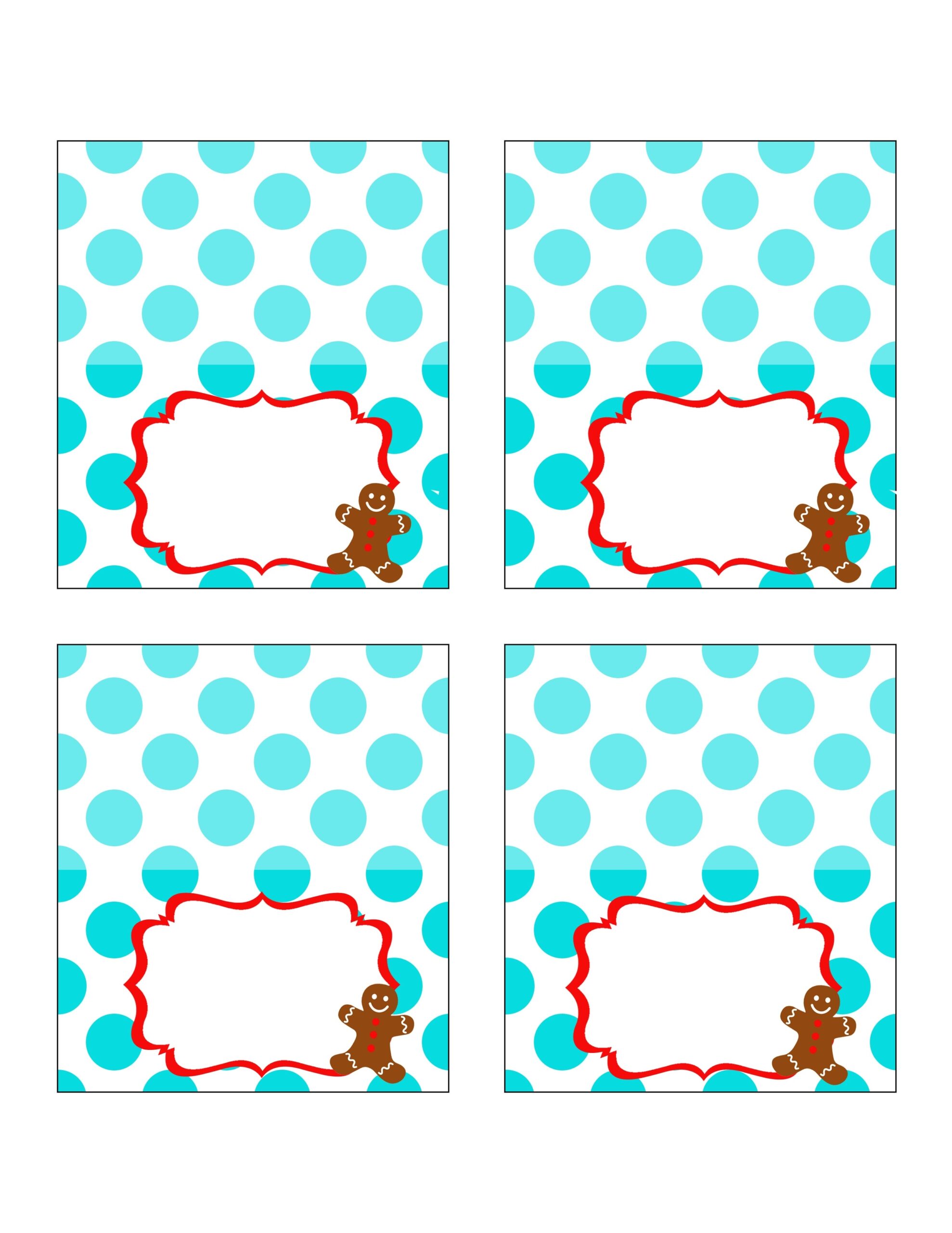 Printable Buffalo Plaid Food Label Tent Cards Christmas Holiday 