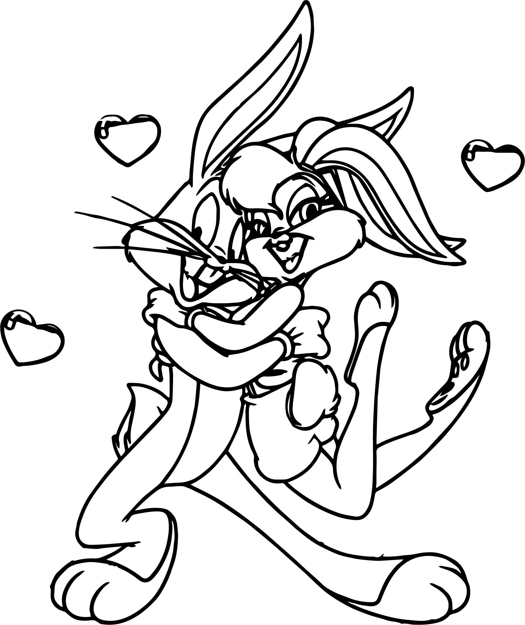 Printable Bugs Bunny Coloring Pages Printable New Year Banners
