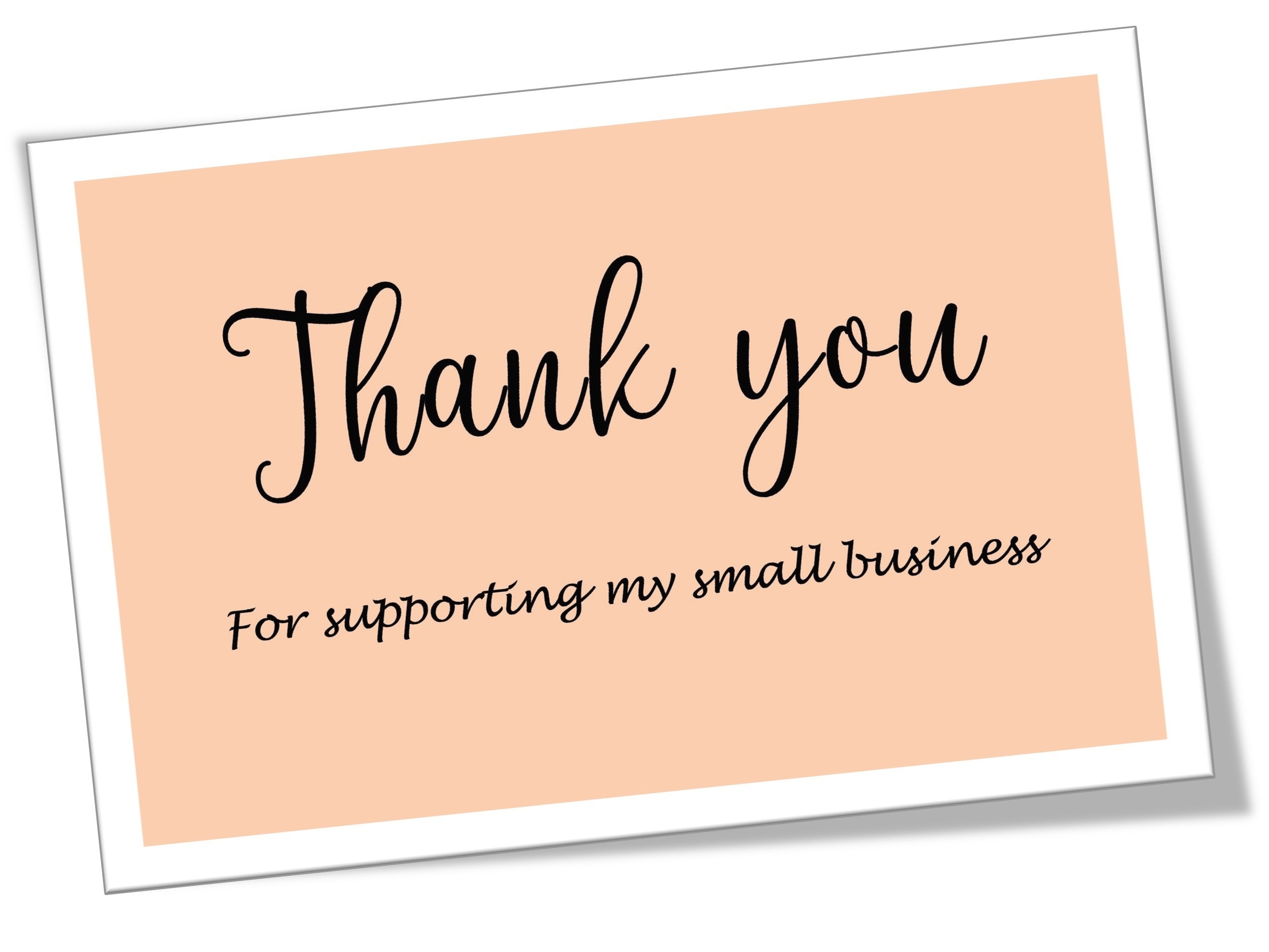 Printable Business Thank You Cards
