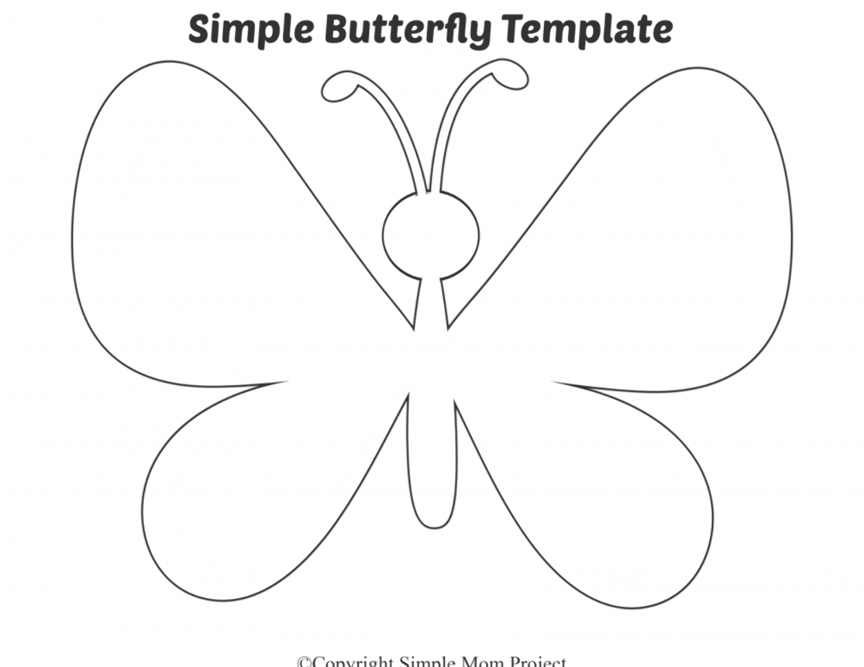 Printable Butterfly Craft Printable Calendars AT A GLANCE