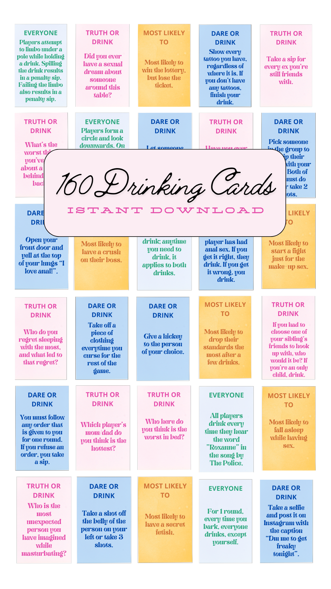 Printable Card Games Printable Party Games Games4Parties
