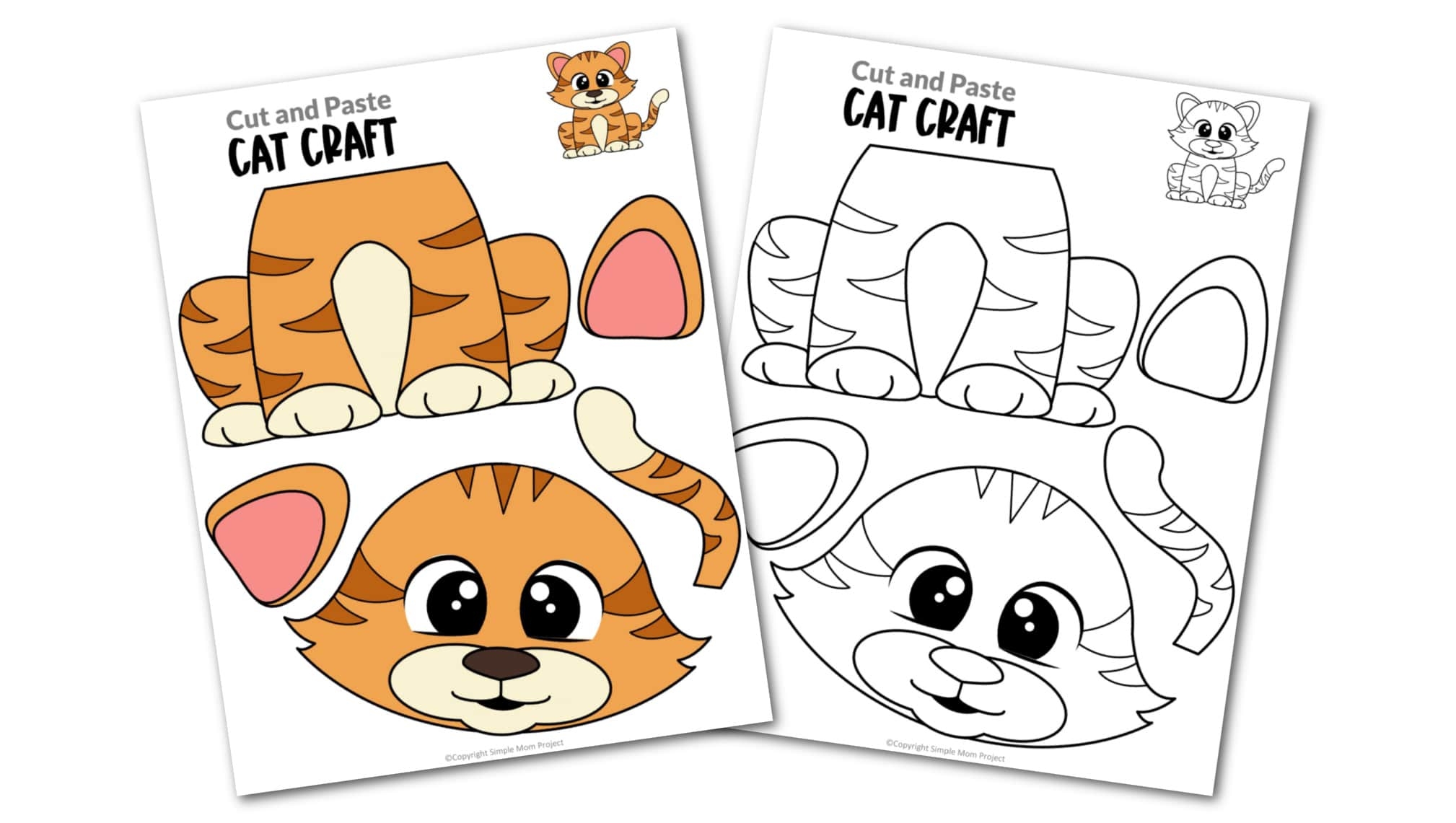 Printable Cat Craft Creative Crafts