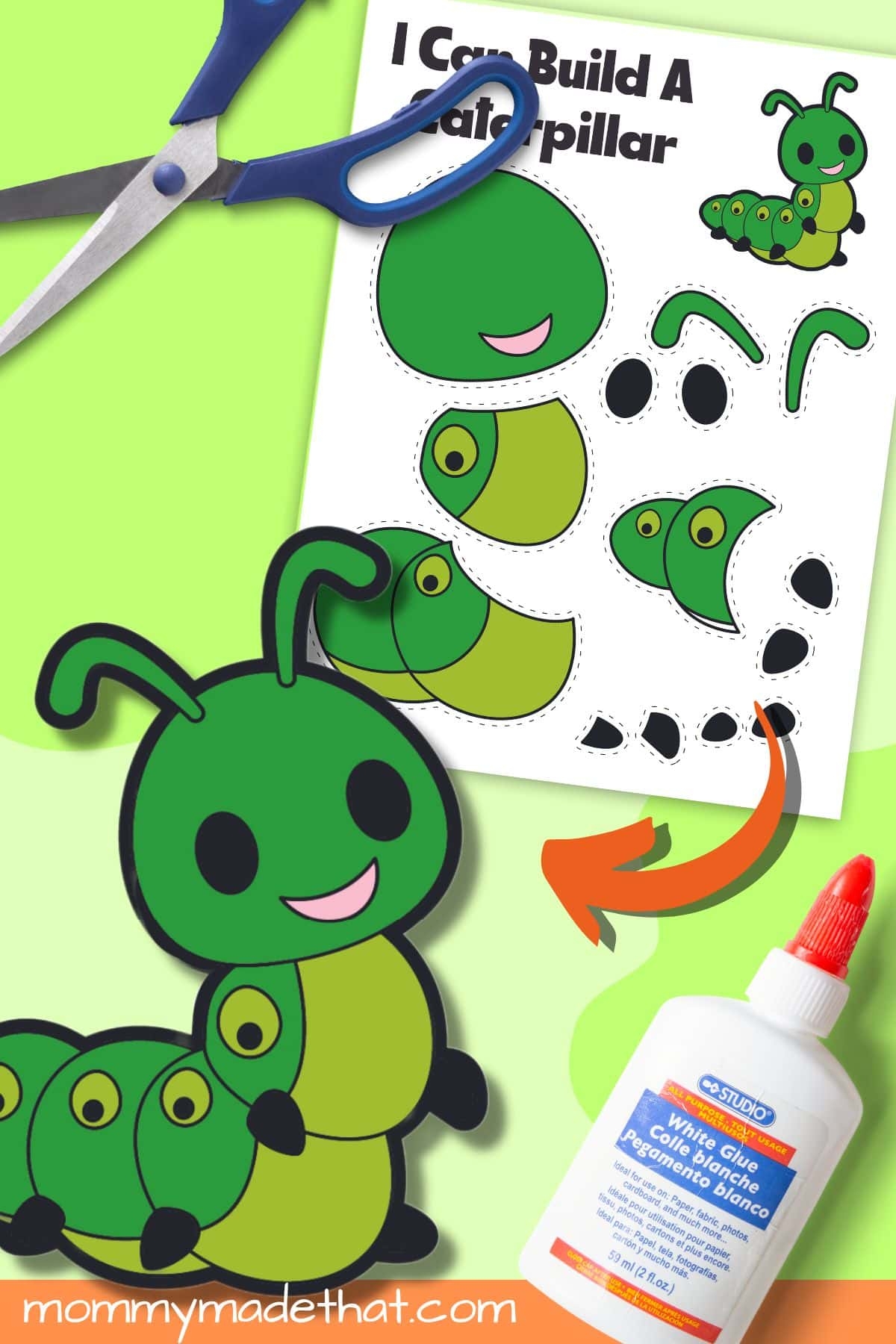 printable caterpillar craft