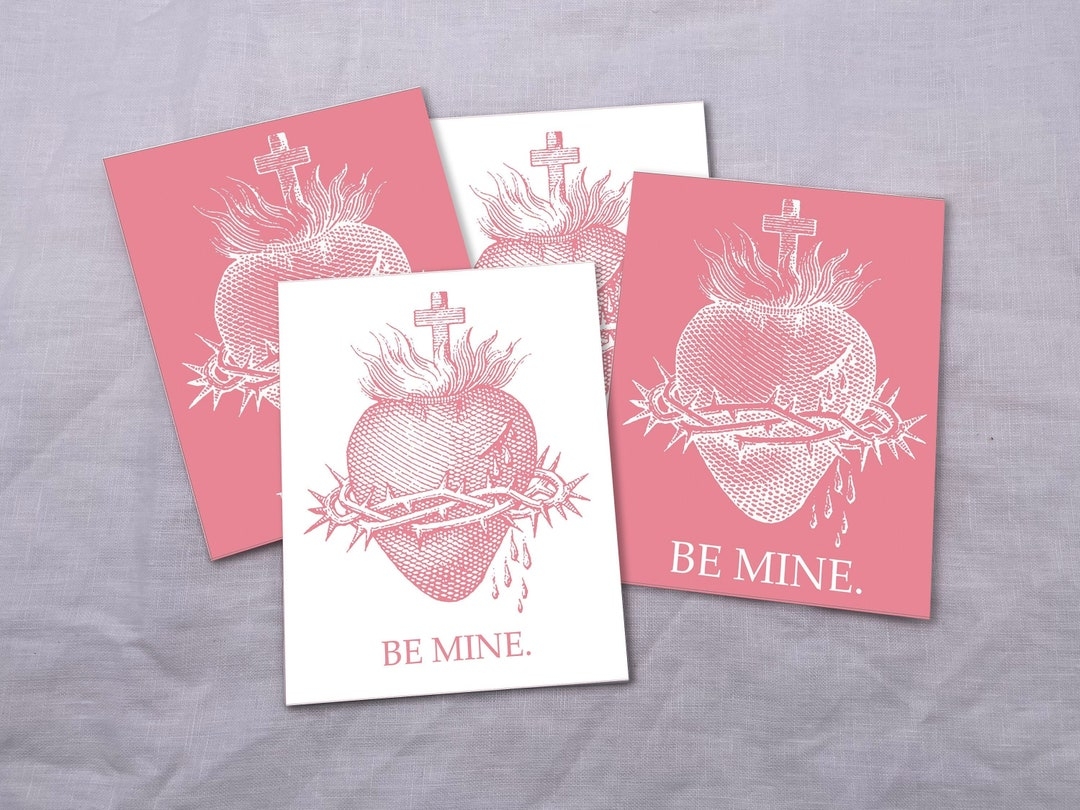 free printable catholic valentine cards