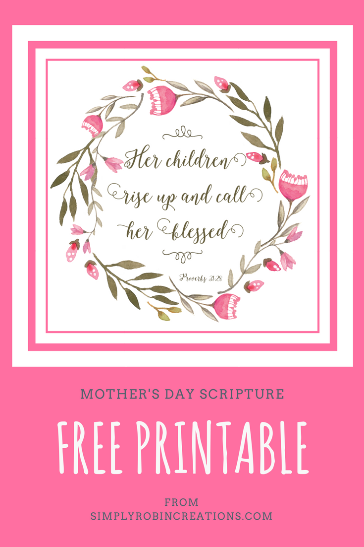 Printable Christian Mothers Day Cards
