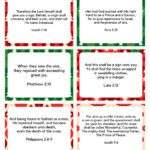 Printable Christmas Bible Verses FREE Printable A Z