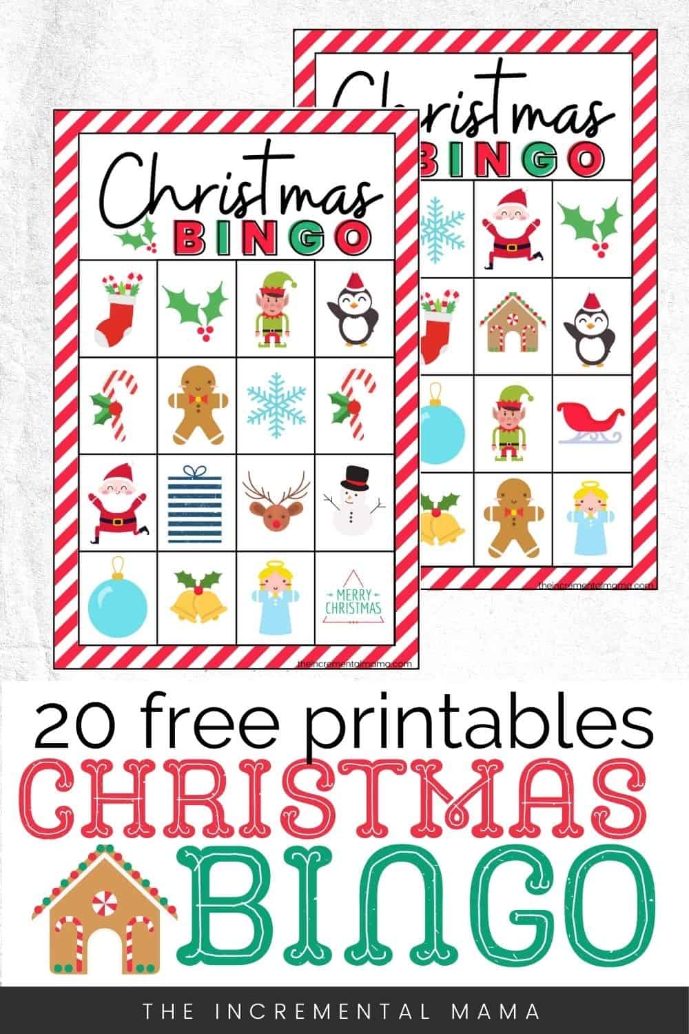 free printable christmas bingo cards for 25