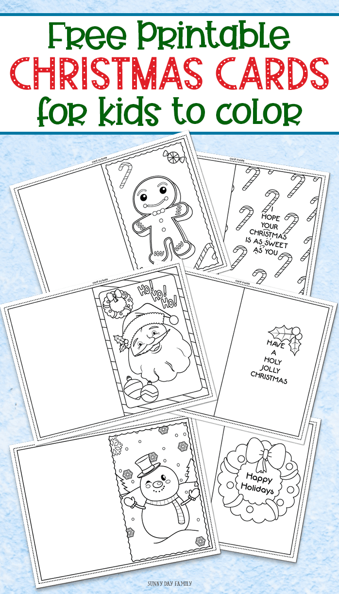 Printable Christmas Cards For Free