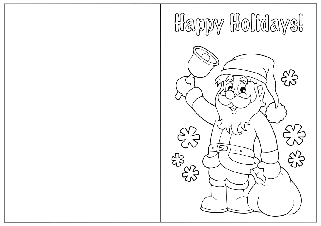 free printable color your own christmas cards