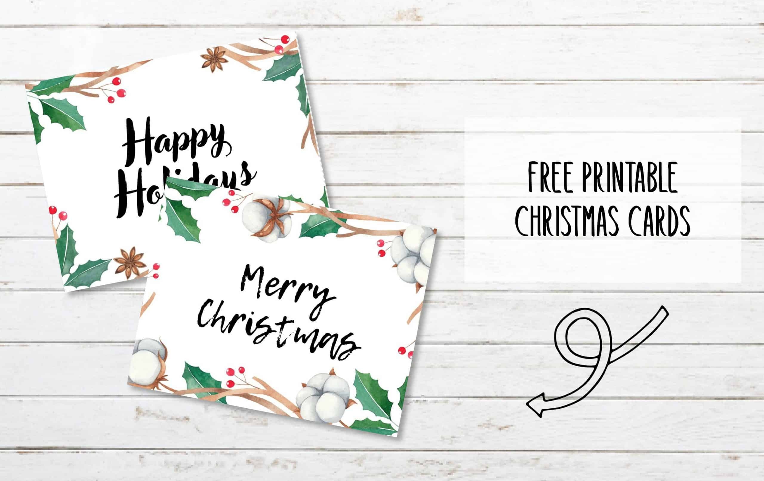 Printable Christmas Cards My Printable Home Worksheets Library