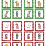Printable Christmas Memory Game Cards Pinkolx